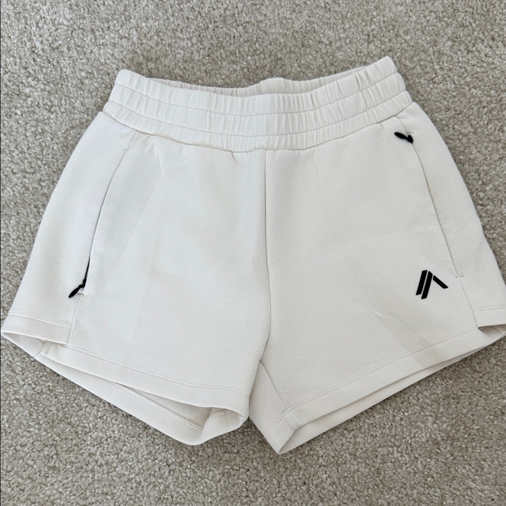 Cream Alphalete Shorts